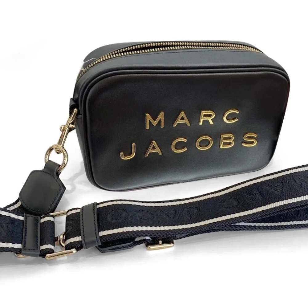 Marc Jacobs The Flash Leather Crossbody Bag - Black - Picture 1 of 4